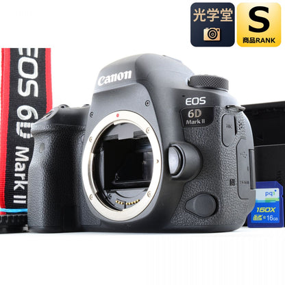 【中古】Canon EOS 6D Mark II 26.2MP 一眼レフ デジタルカメラ キヤノン