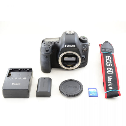 【中古】Canon EOS 6D Mark II 26.2MP 一眼レフ デジタルカメラ キヤノン