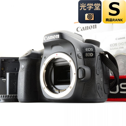 【中古】Canon EOS 80D 24.2MP 一眼レフ デジタルカメラ キャノン