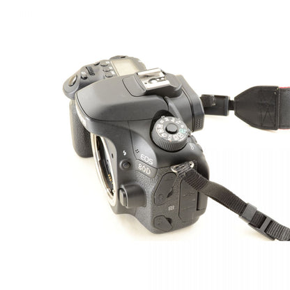 【中古】Canon EOS 80D 24.2MP 一眼レフ デジタルカメラ キャノン