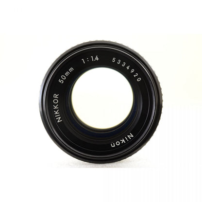 【中古】Nikon Ai-S NIKKOR 50mm F1.4 単焦点 カメラレンズ 交換レンズ ニコン S/N:5334920