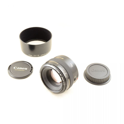 【中古】Canon EF 50mm F1.4 USM フード 単焦点 カメラレンズ 交換レンズ キヤノン S/N:56305961