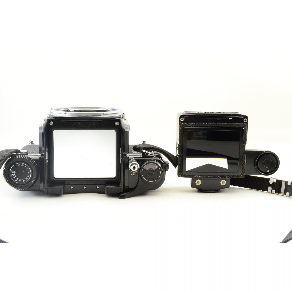 【中古】Pentax 6x7 67 TTL ミラーアップ 中判 フィルムカメラ SMC マクロ タクマー 135mm f/4 単焦点レンズ セット ペンタックス S/N:4098176
