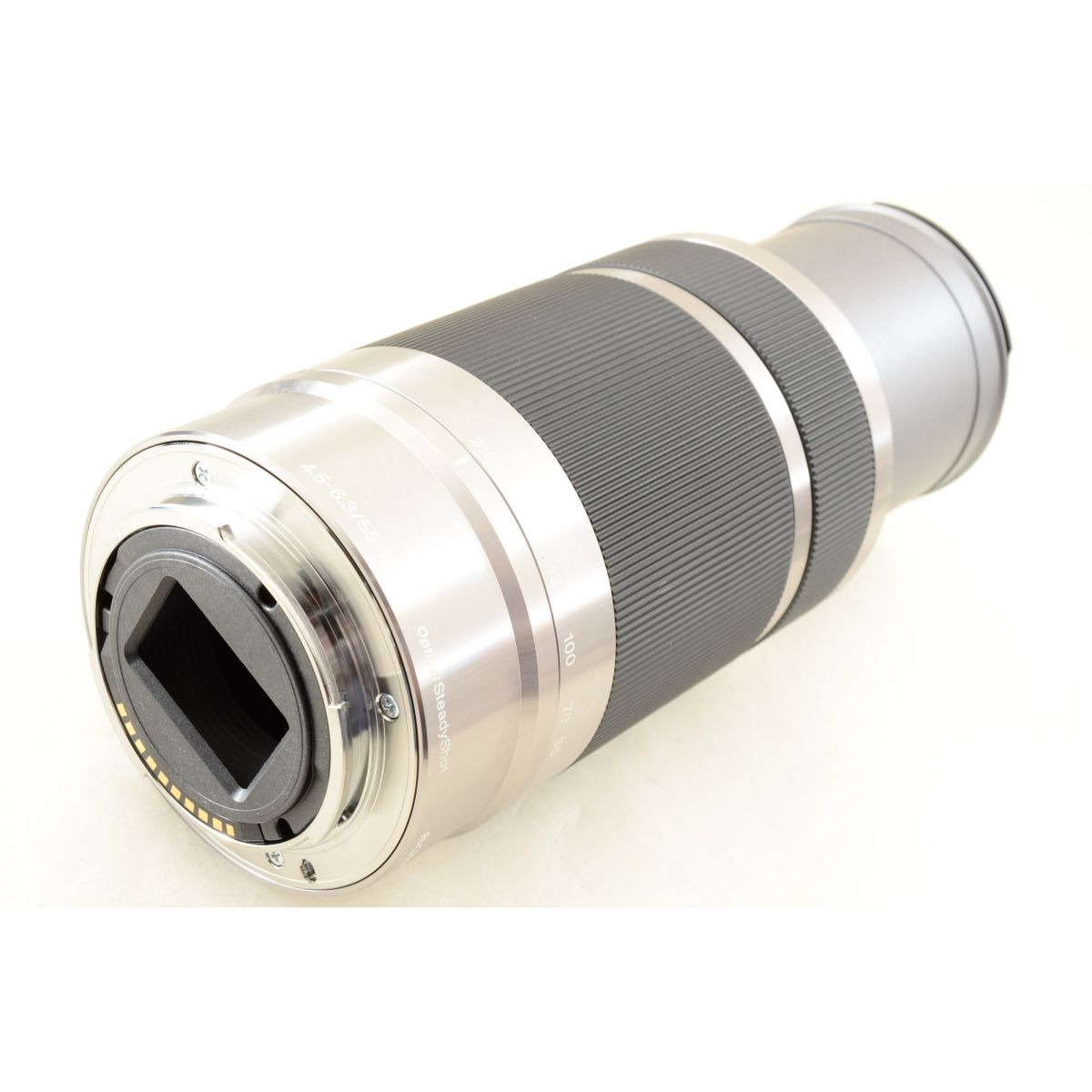 【中古】Sony E 55-210mm F4.5-6.3 OSS シルバー ズーム カメラレンズ 交換レンズ ソニー S/N:2431690
