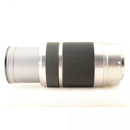 【中古】Sony E 55-210mm F4.5-6.3 OSS シルバー ズーム カメラレンズ 交換レンズ ソニー S/N:2431690