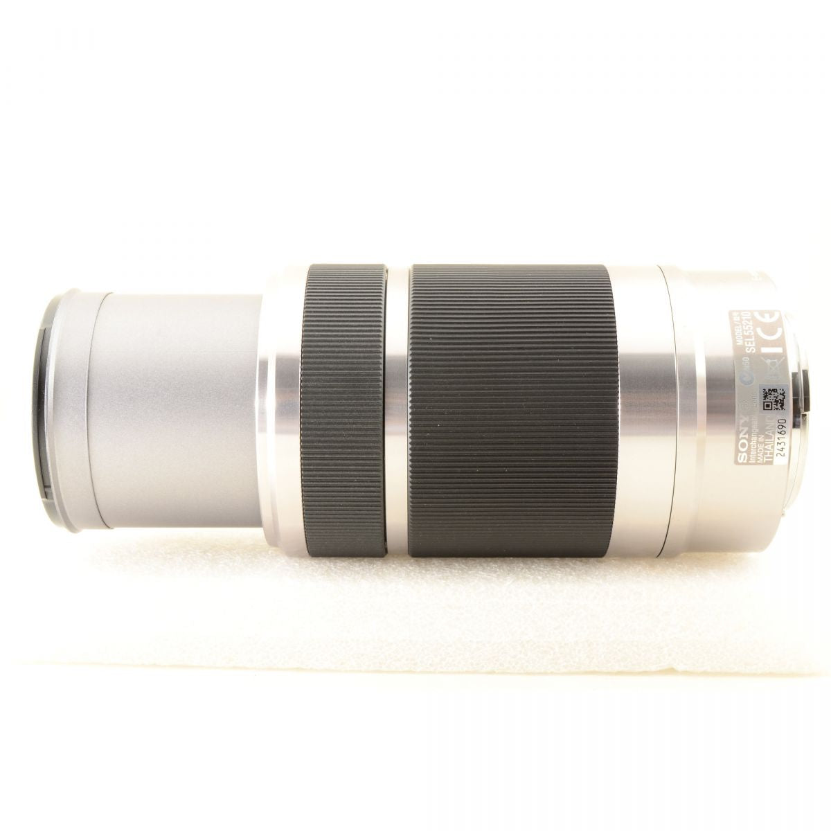 【中古】Sony E 55-210mm F4.5-6.3 OSS シルバー ズーム カメラレンズ 交換レンズ ソニー S/N:2431690