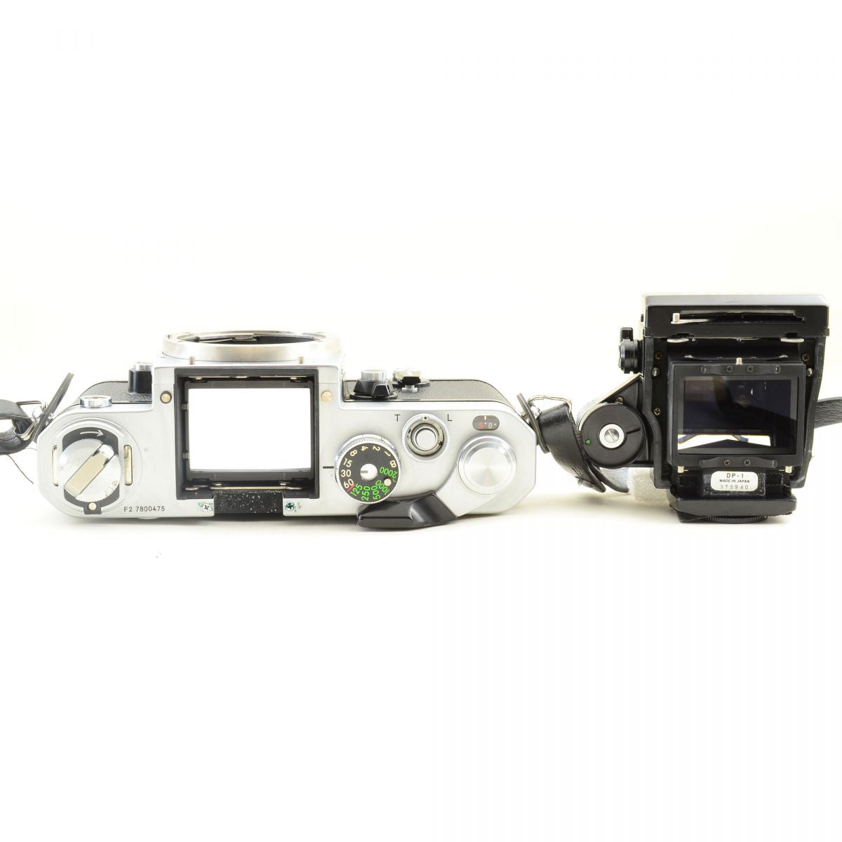 【中古】Nikon F2 フォトミック シルバー 35mm 一眼レフ フィルムカメラ NIKKOR-S.C Auto 50mm F1.4 レンズ セット S/N:7800475
