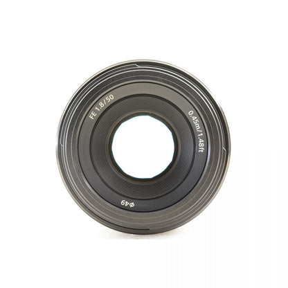 【中古】Sony FE 50mm F1.8 SEL50F18F フード 単焦点 カメラレンズ 交換レンズ ソニー S/N:2008622