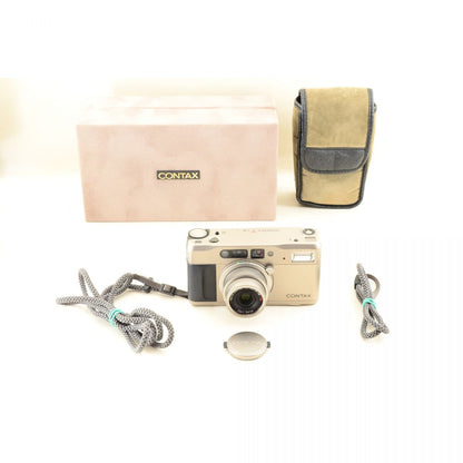 【中古】Contax TVS 35mm フィルムカメラ ケース付 コンタックス
