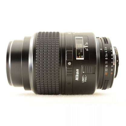 【中古】Nikon AF Micro NIKKOR 105mm f/2.8 中望遠 マクロ 単焦点レンズ ニコン S/N: 314244
