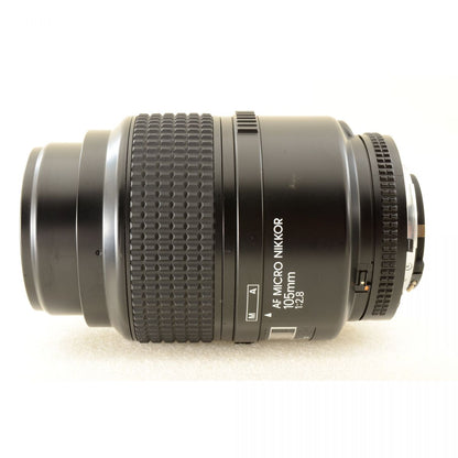【中古】Nikon AF Micro NIKKOR 105mm f/2.8 中望遠 マクロ 単焦点レンズ ニコン S/N: 314244