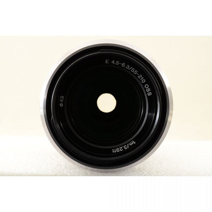 【中古】Sony E 55-210mm f/4.5-6.3 OSS SEL55210 ズーム 交換レンズ フード ソニー カメラレンズ