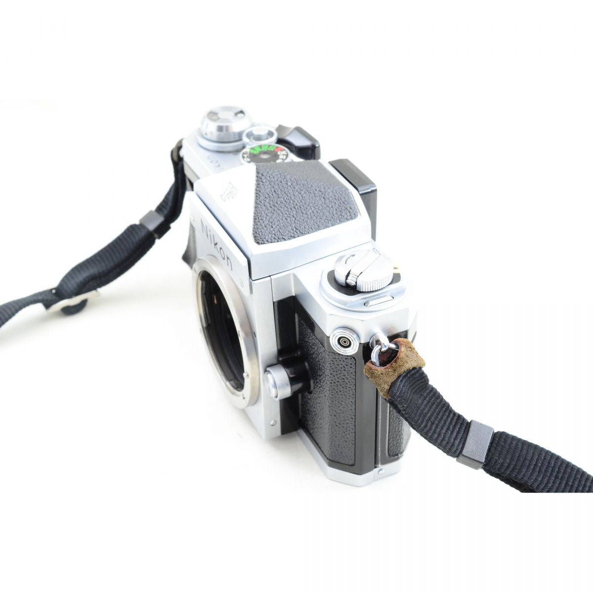 【中古】Nikon F アイレベル シルバー 35mm フィルムカメラ + NIKKOR-H Auto 50mm f/2 非Ai 標準 単焦点レンズ ニコン S/N: 7204004