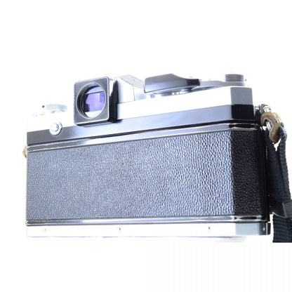 【中古】Nikon F アイレベル シルバー 35mm フィルムカメラ + NIKKOR-H Auto 50mm f/2 非Ai 標準 単焦点レンズ ニコン S/N: 7204004