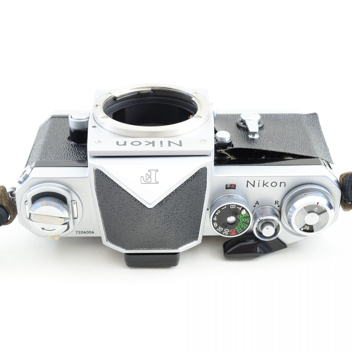 【中古】Nikon F アイレベル シルバー 35mm フィルムカメラ + NIKKOR-H Auto 50mm f/2 非Ai 標準 単焦点レンズ ニコン S/N: 7204004