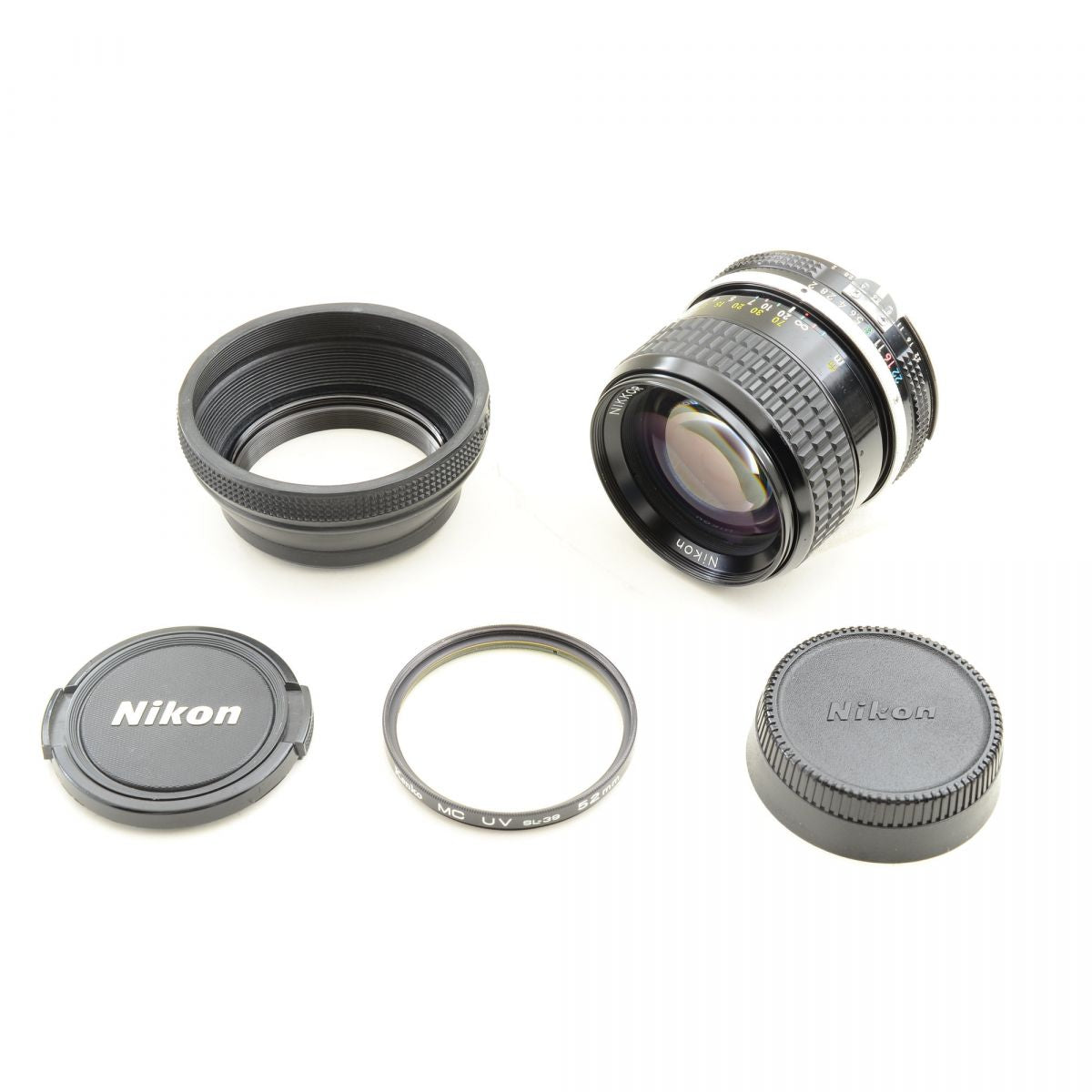 【中古】Nikon Ai Nikkor 85mm F2 Nikon Fマウント用 単焦点レンズ ニコン カメラレンズ 交換レンズ
