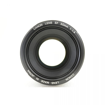 【中古】Canon EF 50mm f/1.4 USM 単焦点レンズ フード付 キャノン カメラレンズ 交換レンズ
