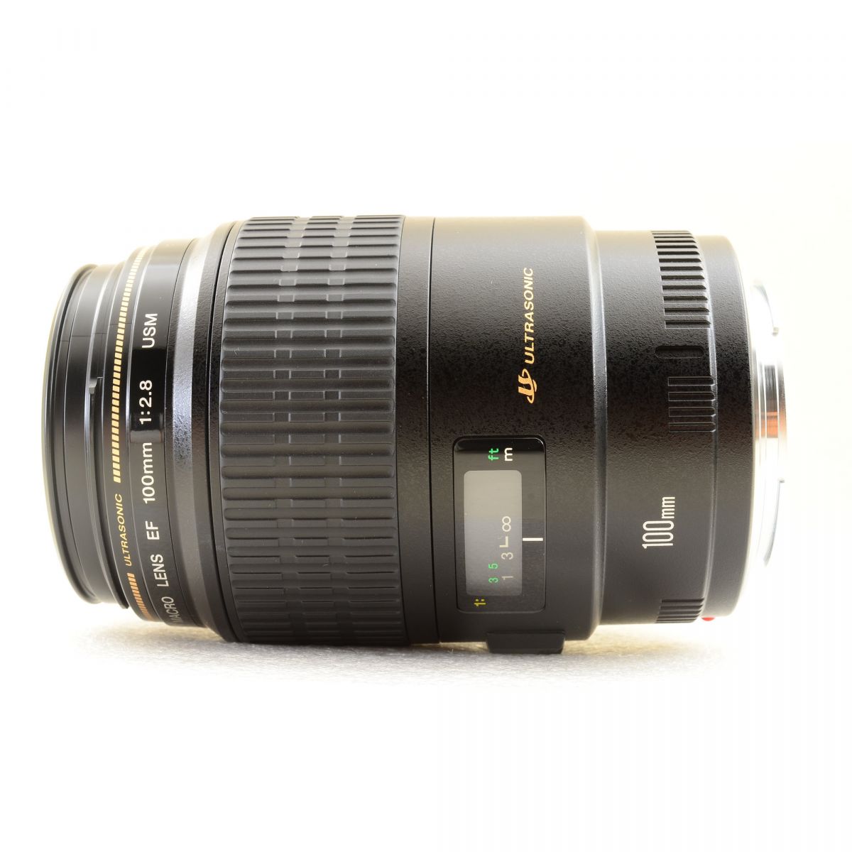 【中古】Canon EF 100mm F2.8 MACRO USM 単焦点レンズ フード カメラレンズ