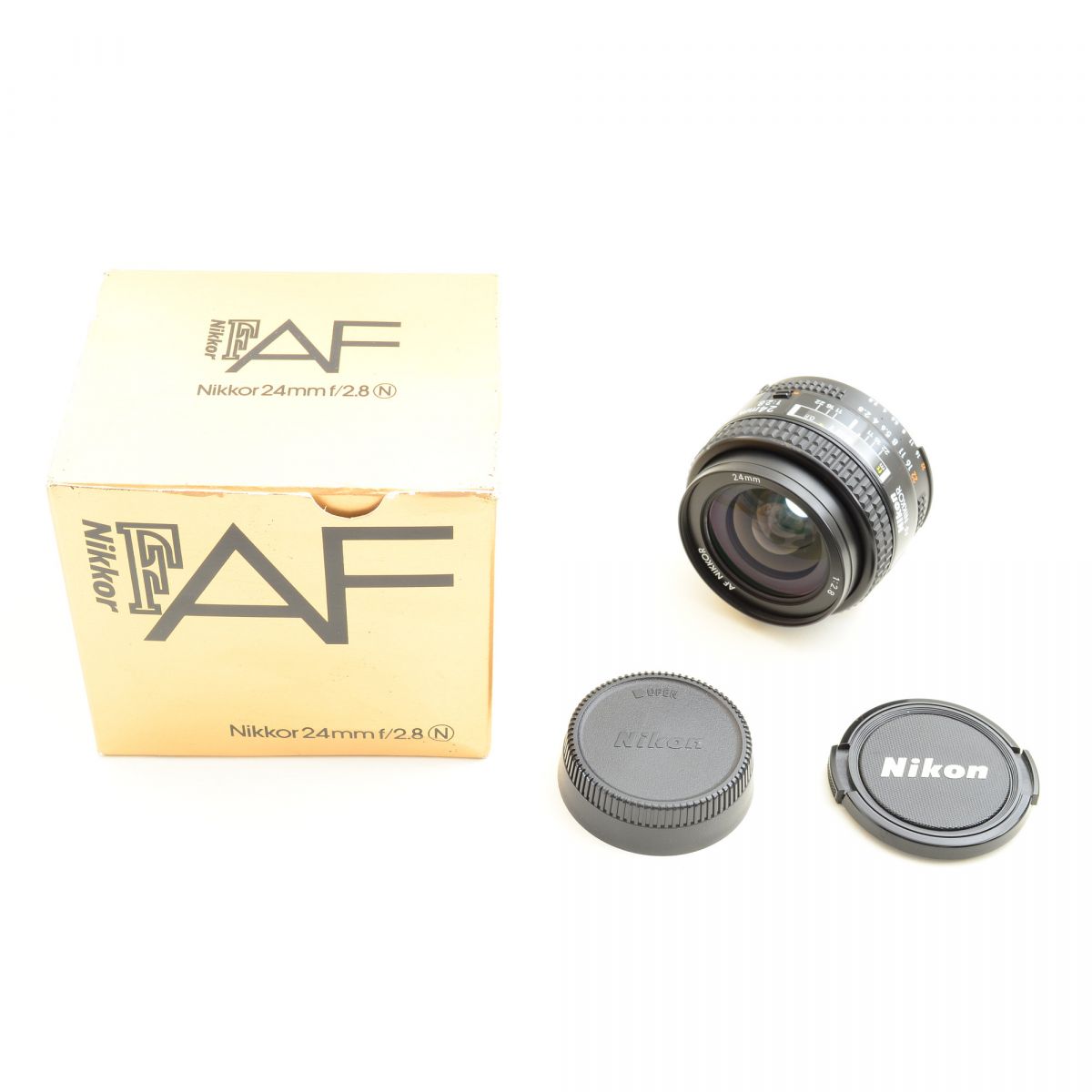 【中古】Nikon AF 24mm F2.8 単焦点レンズ 元箱 ニコン カメラレンズ 交換レンズ