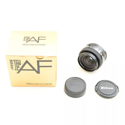 【中古】Nikon AF 24mm F2.8 単焦点レンズ 元箱 ニコン カメラレンズ 交換レンズ