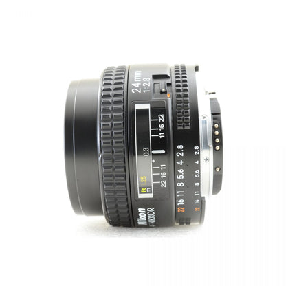 【中古】Nikon AF 24mm F2.8 単焦点レンズ 元箱 ニコン カメラレンズ 交換レンズ