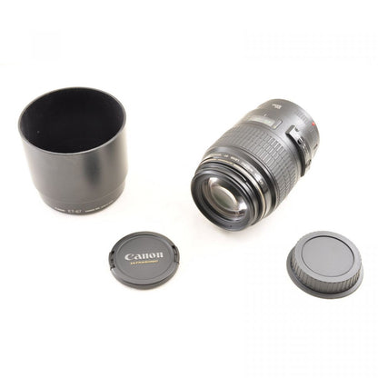 【中古】Canon EF 100mm f/2.8 Macro USM AF 単焦点 EFマウント用 交換レンズ カメラレンズ キャノン , フード付き