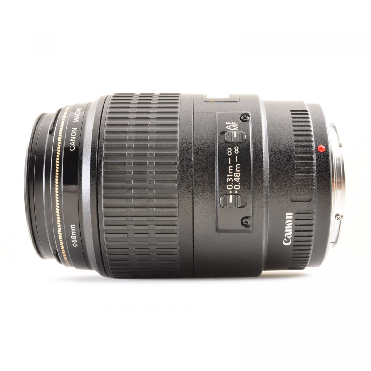 【中古】Canon EF 100mm f/2.8 Macro USM AF 単焦点 EFマウント用 交換レンズ カメラレンズ キャノン , フード付き