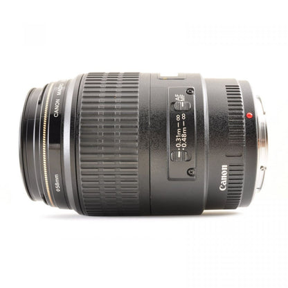 【中古】Canon EF 100mm f/2.8 Macro USM AF 単焦点 EFマウント用 交換レンズ カメラレンズ キャノン , フード付き