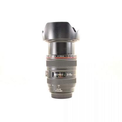 【中古】Canon EF 24-105mm f/4L IS USM ズーム フード カメラレンズ 交換レンズ キャノン