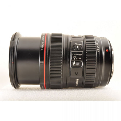 【中古】Canon EF 24-105mm f/4 L IS USM IS USM ズームレンズ フード キャノン カメラレンズ 交換レンズ