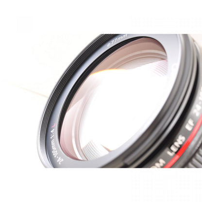 【中古】Canon EF 24-105mm f/4 L IS USM AF ズームレンズ , キャノン フード付き