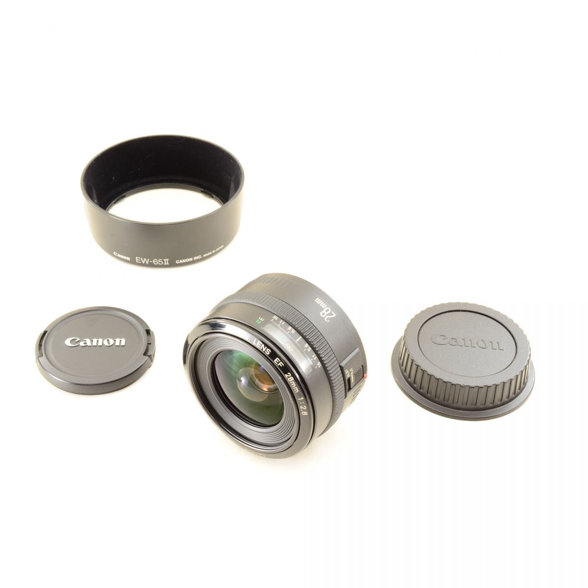 【中古】Canon EF 28mm f/2.8 Wide Angle AF Lens Hood 単焦点レンズ Canon EFマウント用