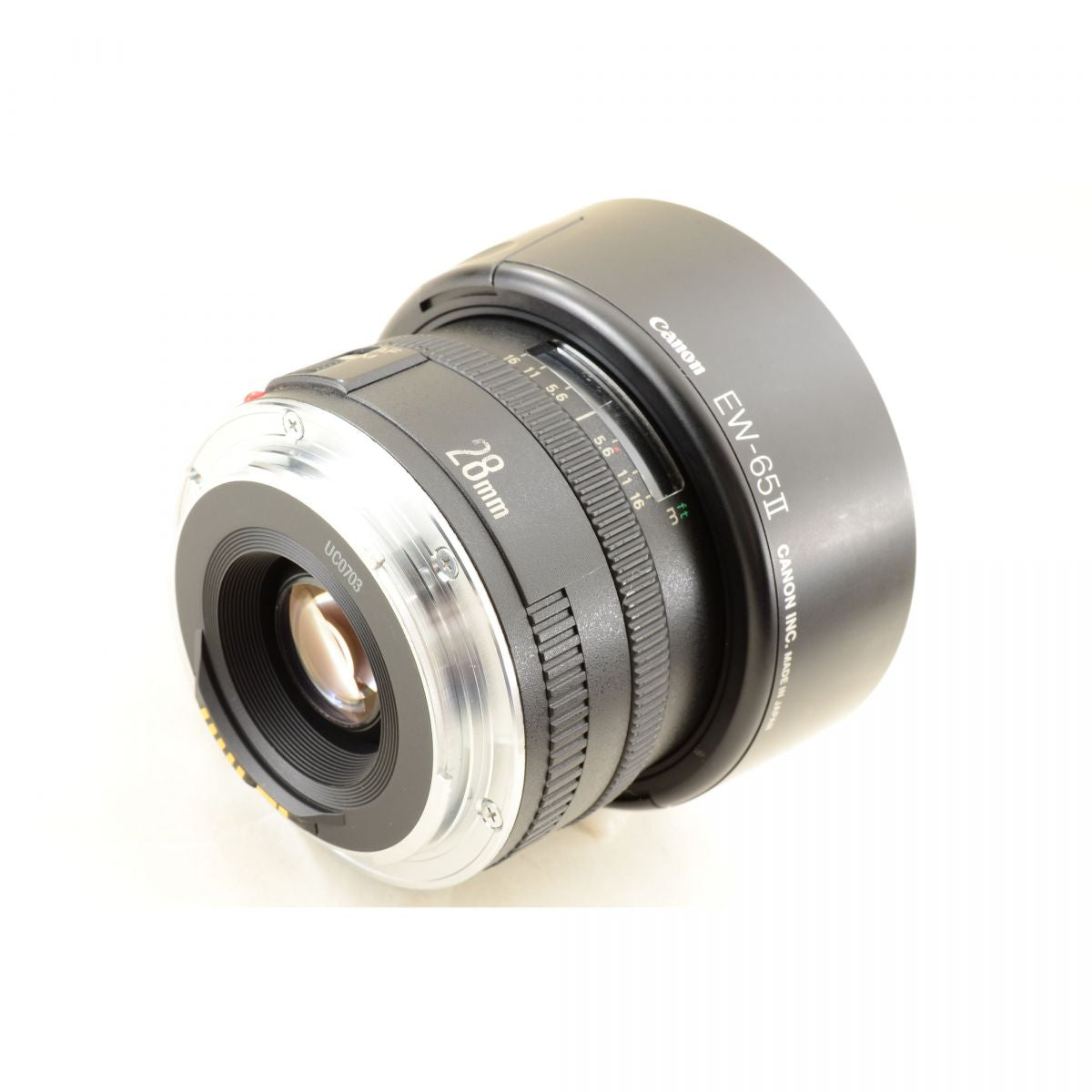 【中古】Canon EF 28mm f/2.8 Wide Angle AF Lens Hood 単焦点レンズ Canon EFマウント用