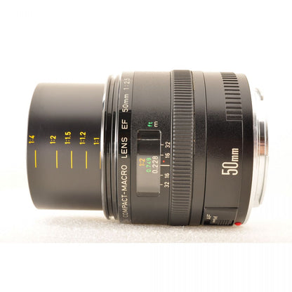 【中古】Canon EF 50mm f/2.5 Compact Macro 単焦点レンズ カメラレンズ 交換レンズ キャノン