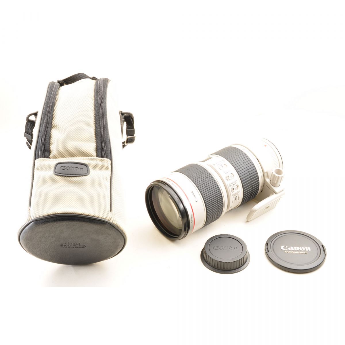 【中古】Canon EF 70-200mm f/2.8 L IS USM ズーム ケース カメラレンズ 交換レンズ キャノン