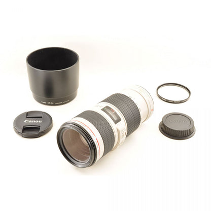 【中古】Canon EF 70-200mm f/4L IS USM フード ズーム カメラレンズ 交換レンズ キャノン