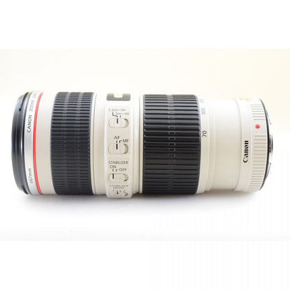 【中古】Canon EF 70-200mm f/4L IS USM フード 元箱 ズーム カメラレンズ 交換レンズ キャノン