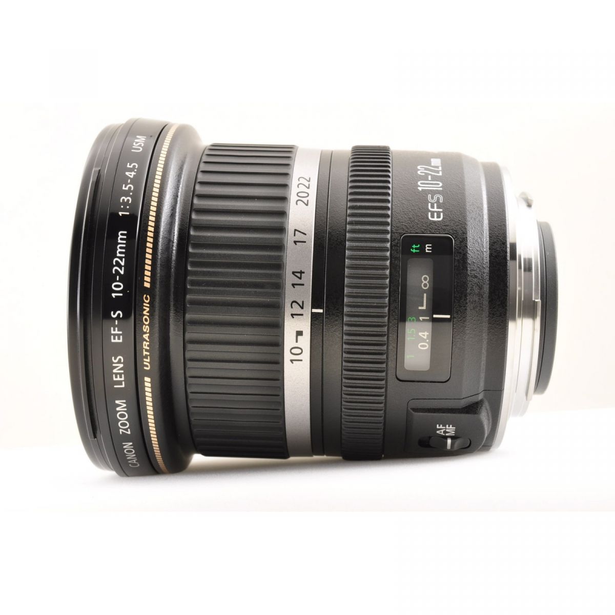 【中古】Canon EF-S 10-22mm F3.5-4.5 USM 一眼レフ 広角 EFマウント用 カメラレンズ 交換レンズ キャノン , フード付き