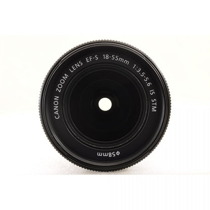 【中古】Canon EF-S 18-55mm f/3.5-5.6 IS STM ズーム カメラレンズ 交換レンズ キャノン