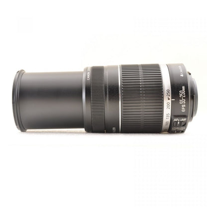 【中古】Canon EF-S 55-250mm f4-5.6 IS  EFマウント用 カメラレンズ 交換レンズ キャノン