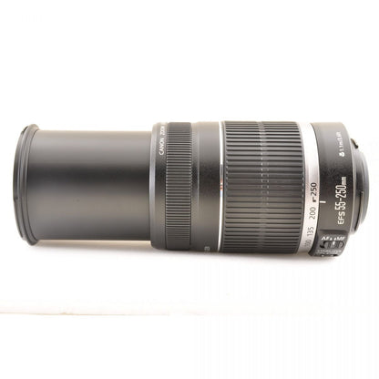 【中古】Canon EF-S 55-250mm f/4-5.6 IS ズーム カメラレンズ 交換レンズ キャノン
