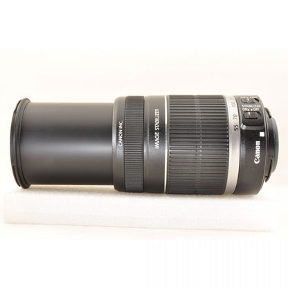 【中古】Canon EF-S 55-250mm f/4-5.6 IS ズームレンズ カメラレンズ 交換レンズ キャノン