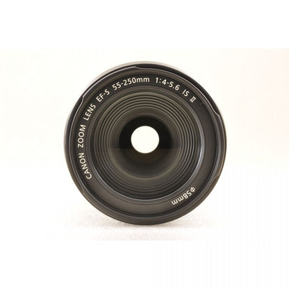 【中古】Canon EF-S 55-250mm F4-5.6 IS II ズームレンズ