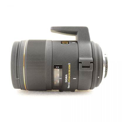 【中古】Sigma 150mm F2.8 APO MACRO DG HSM EX Nikon Fマウント用 単焦点 フード ケース
