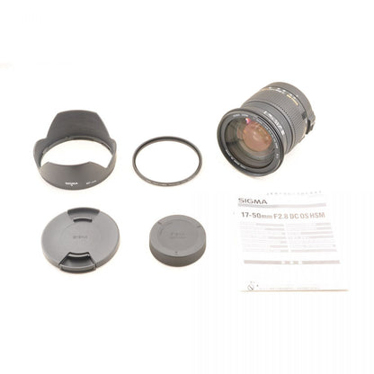 【中古】SIGMA EX 17-50mm f/2.8 DC OS HSM Nikon Fマウント用 ズームレンズ シグマ カメラレンズ 交換レンズ