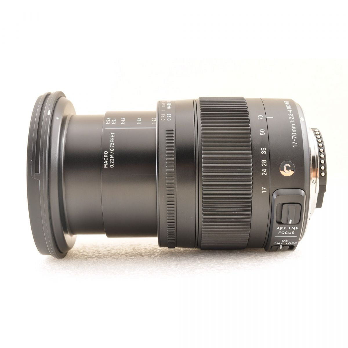 【中古】SIGMA 17-70mm F2.8-4 DC OS HSM C Nikon Fマウント用 ズームレンズ カメラレンズ 交換レンズ シグマ