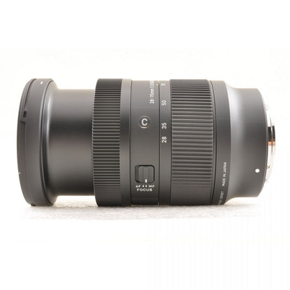 【中古】Sigma 28-70mm f/2.8 DG DN Sony Eマウント用 元箱 フード ズーム カメラレンズ 交換レンズ シグマ