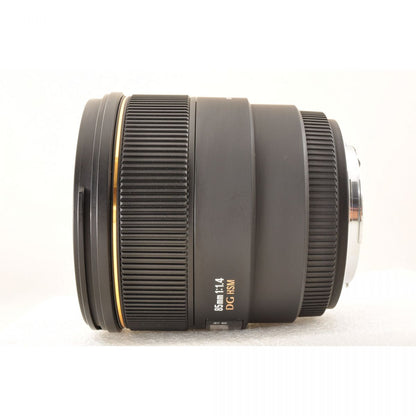 【中古】SIGMA EX 85mm F1.4 DG HSM Canon EFマウント用 単焦点レンズ カメラレンズ 交換レンズ シグマ