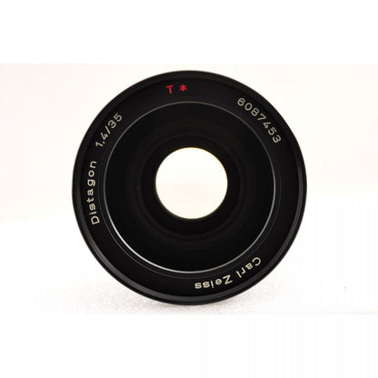 【中古】Contax Distagon 35mm F1.4 AEG 単焦点 C/Yマウント用 カメラレンズ 交換レンズ コンタックス