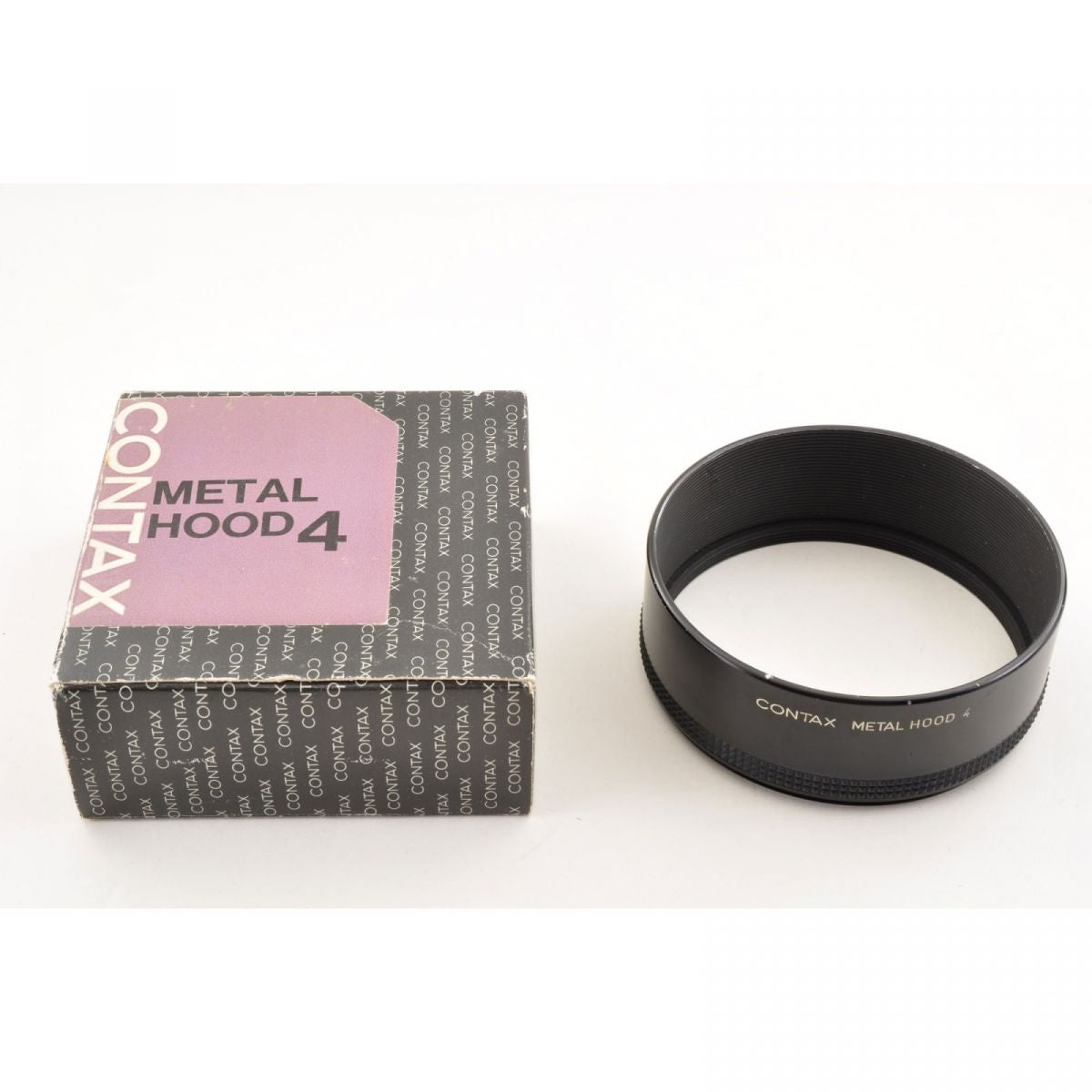 【中古】Contax Metal Hood 4 メタルフード 85mm F1.4 100mm F2用 コンタックス 元箱付き